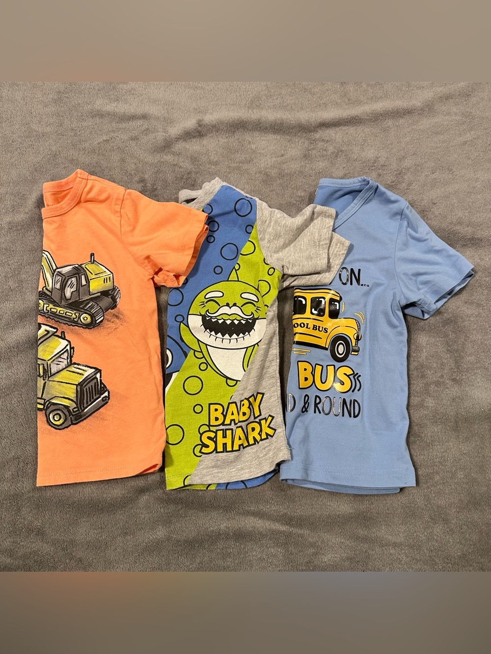 3T Toddler Boy Graphic T-shirts - Bundle of 3